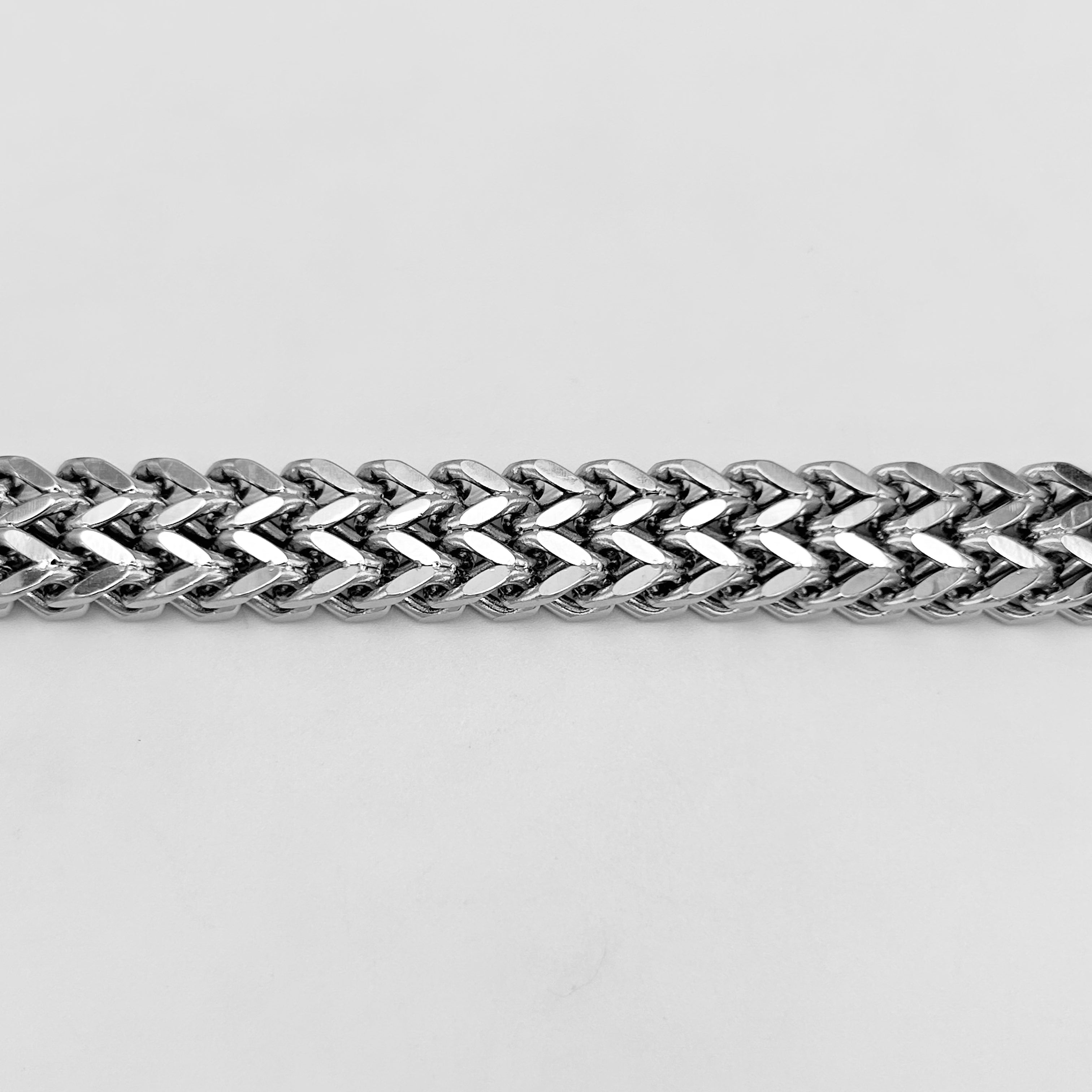 Bracelet - Stainless Steel - BLS-207 Franco Double Chain Bracelet