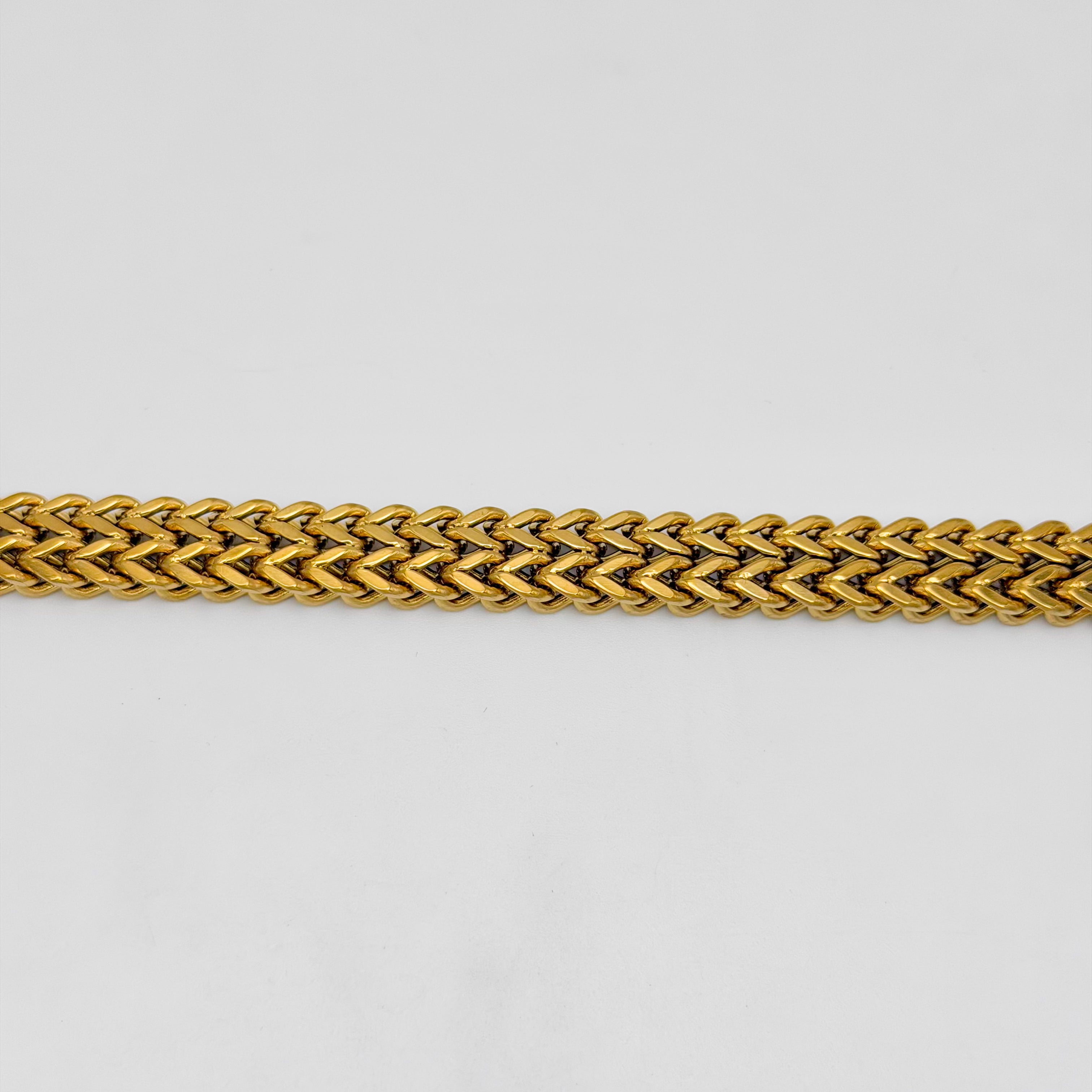 Bracelet - Stainless Steel - BLS-207 Franco Double Chain Bracelet