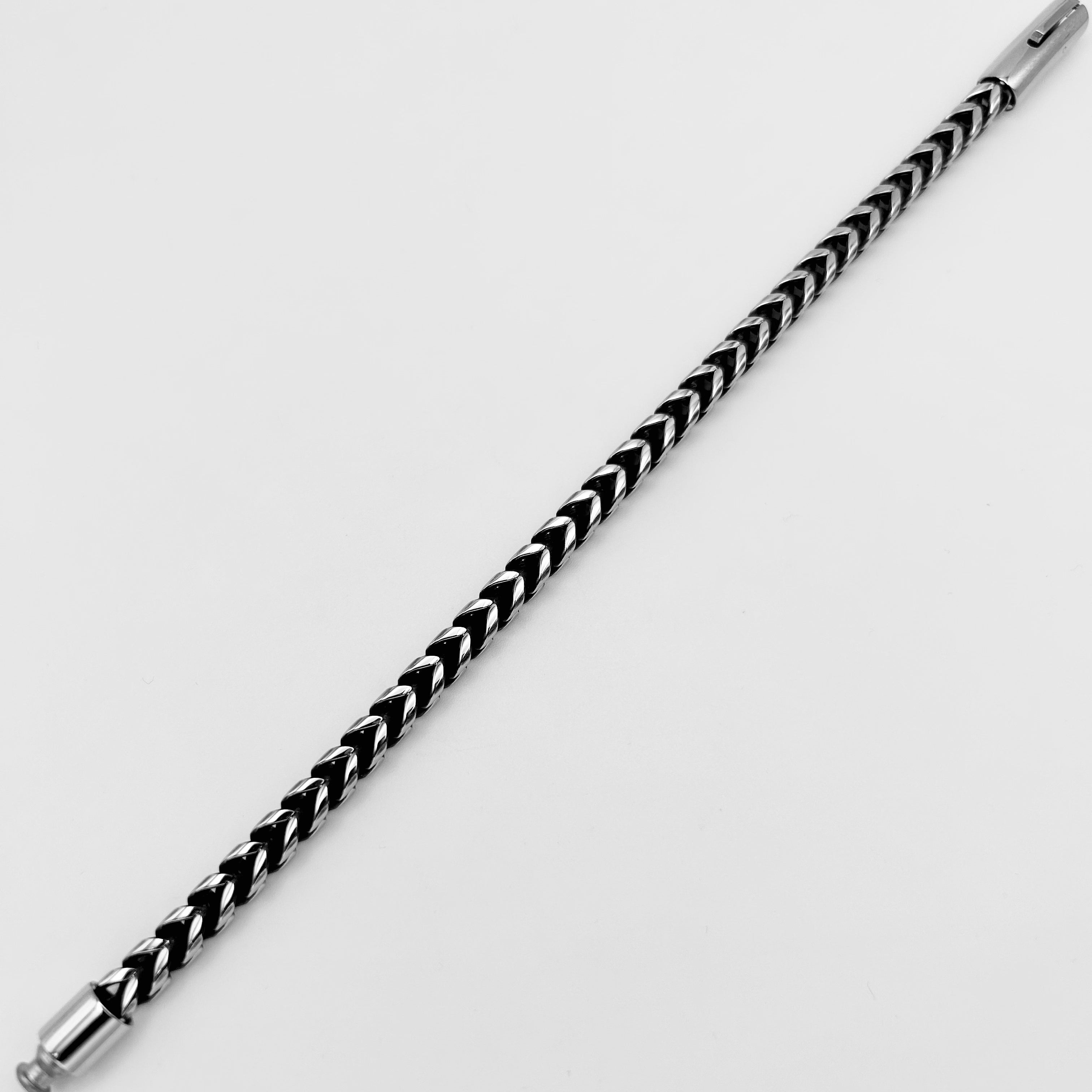 Bracelet - Stainless Steel - BLS-206 Franco Chain Bracelet