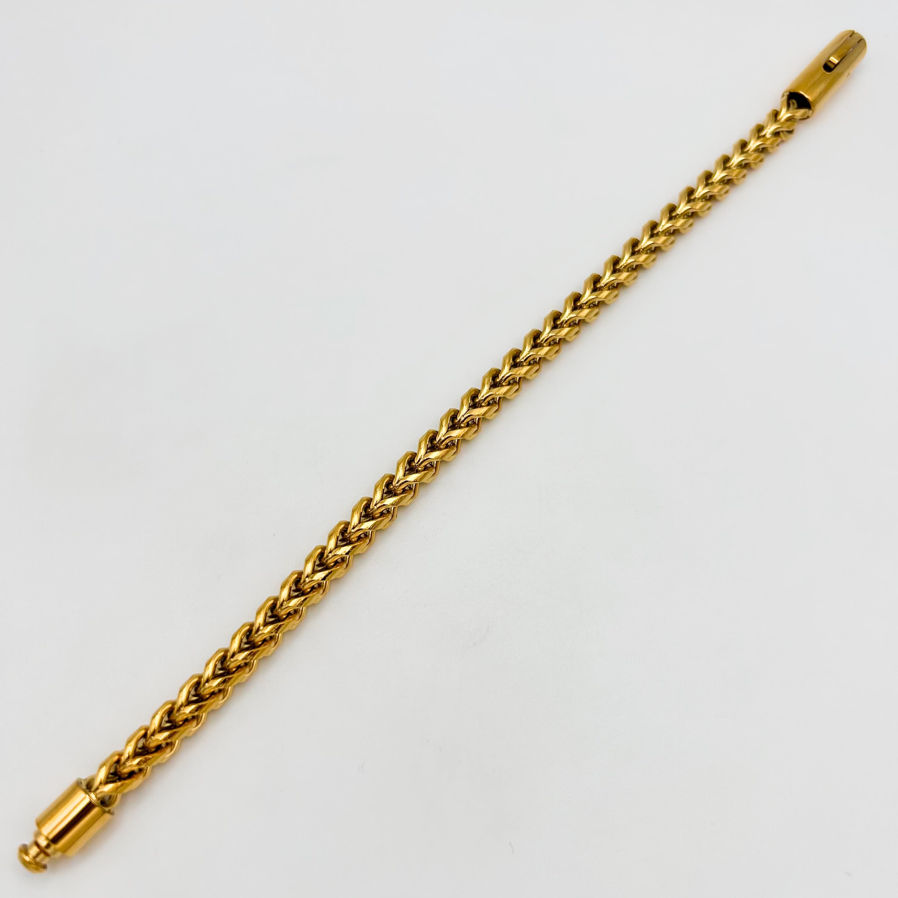 Bracelet - Stainless Steel - BLS-206 Franco Chain Bracelet