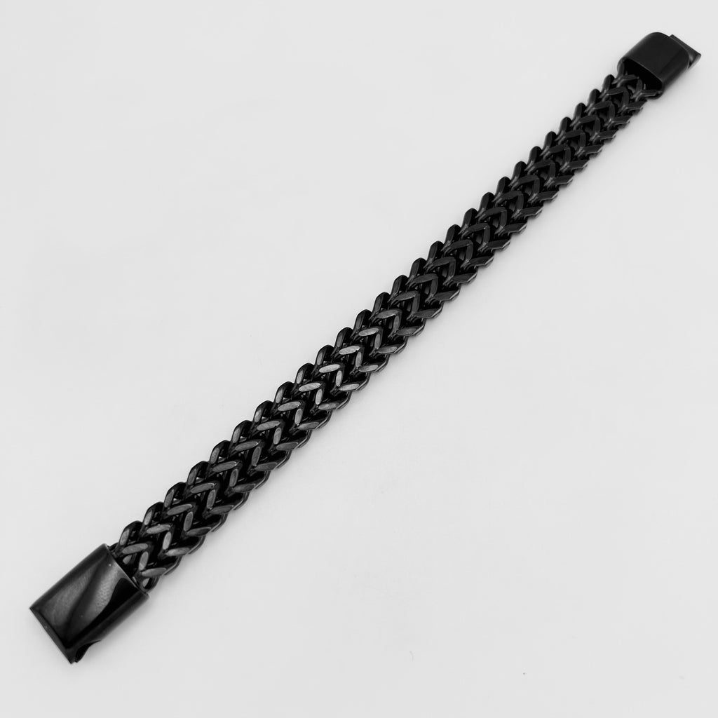 Bracelet - Stainless Steel - BLS-207 Franco Double Chain Bracelet
