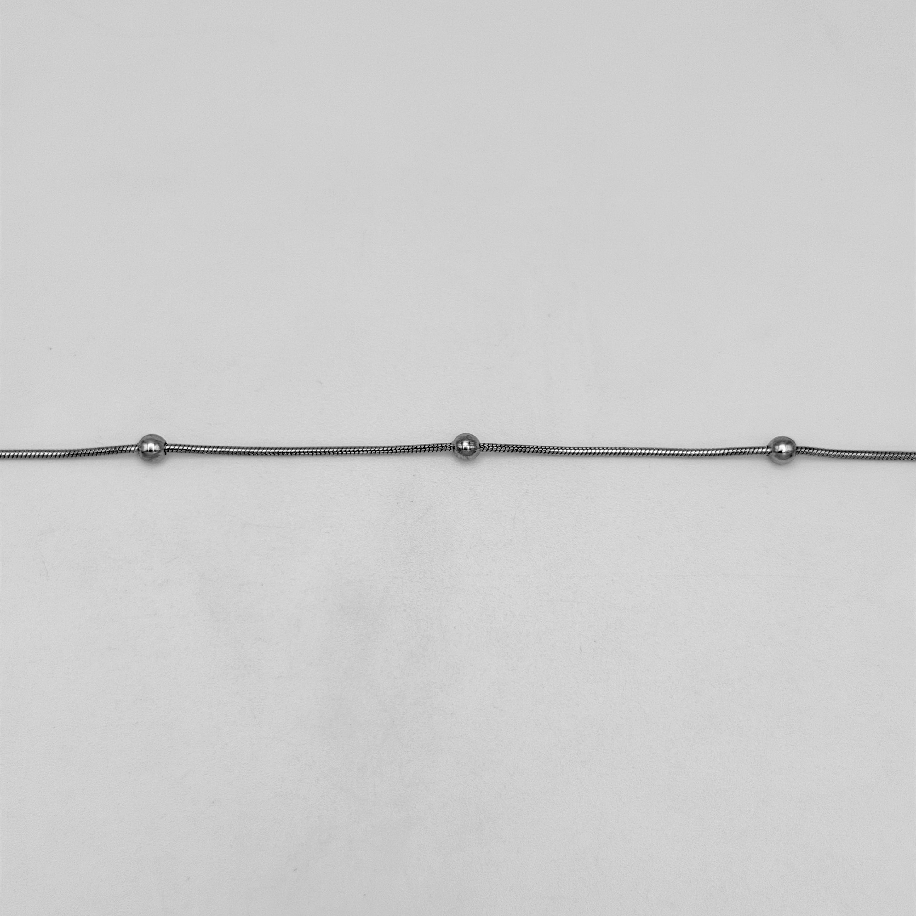 Bracelet - Stainless Steel - BLS-208 Round Snake Ball Chain