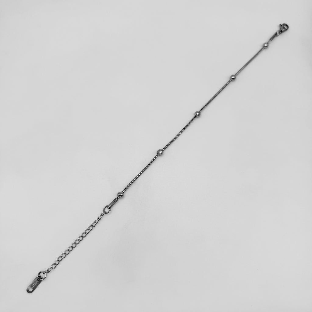 Bracelet - Stainless Steel - BLS-208 Round Snake Ball Chain
