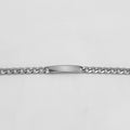 Bracelet - Stainless Steel - BLS-210 Curb Link With Plate