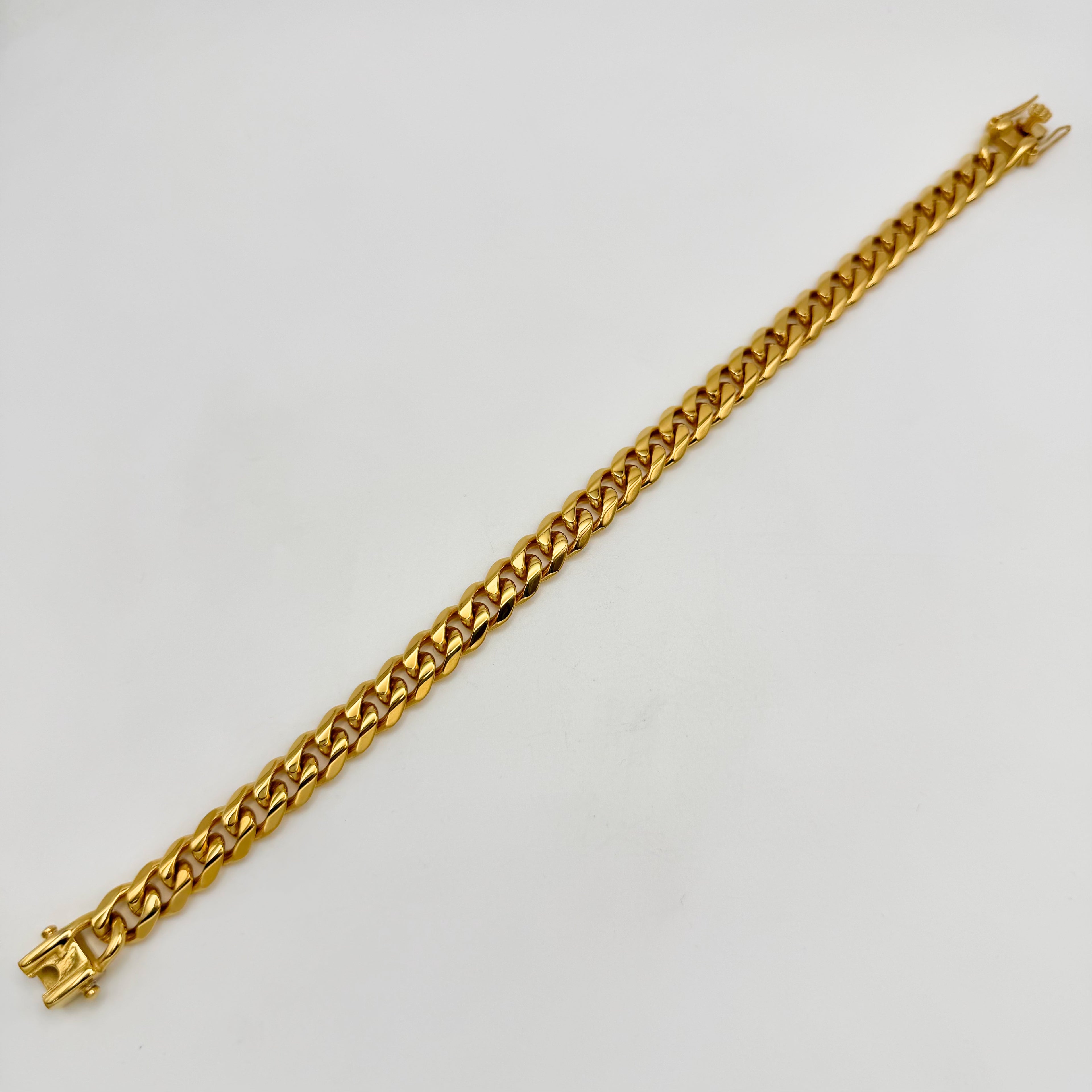 Bracelet - Stainless Steel - BLS-213 Cuban Cut Bracelet