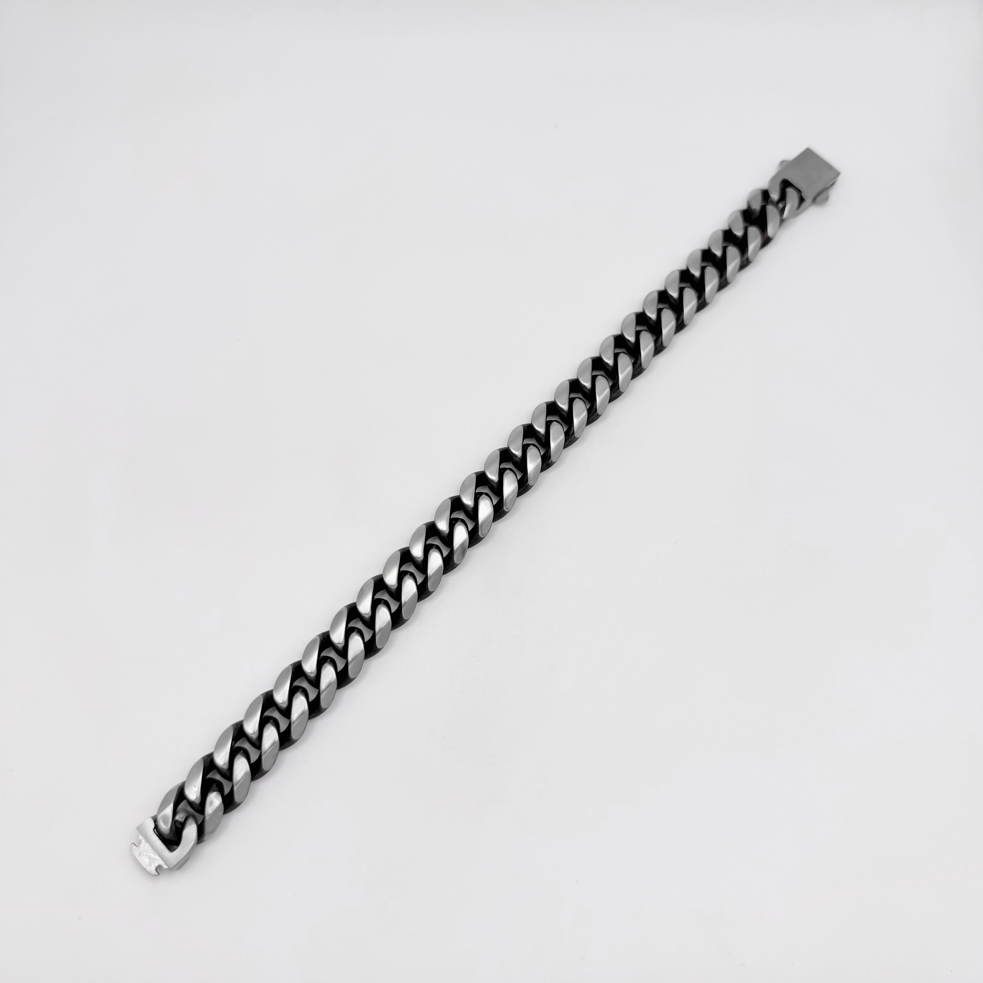 Bracelet - Stainless Steel - BLS-213 Cuban Cut Bracelet