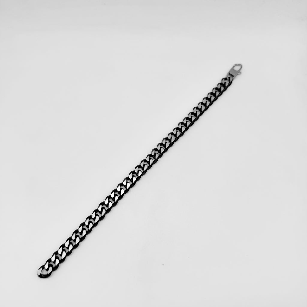Bracelet - Stainless Steel - BLS-213 Cuban Cut Bracelet
