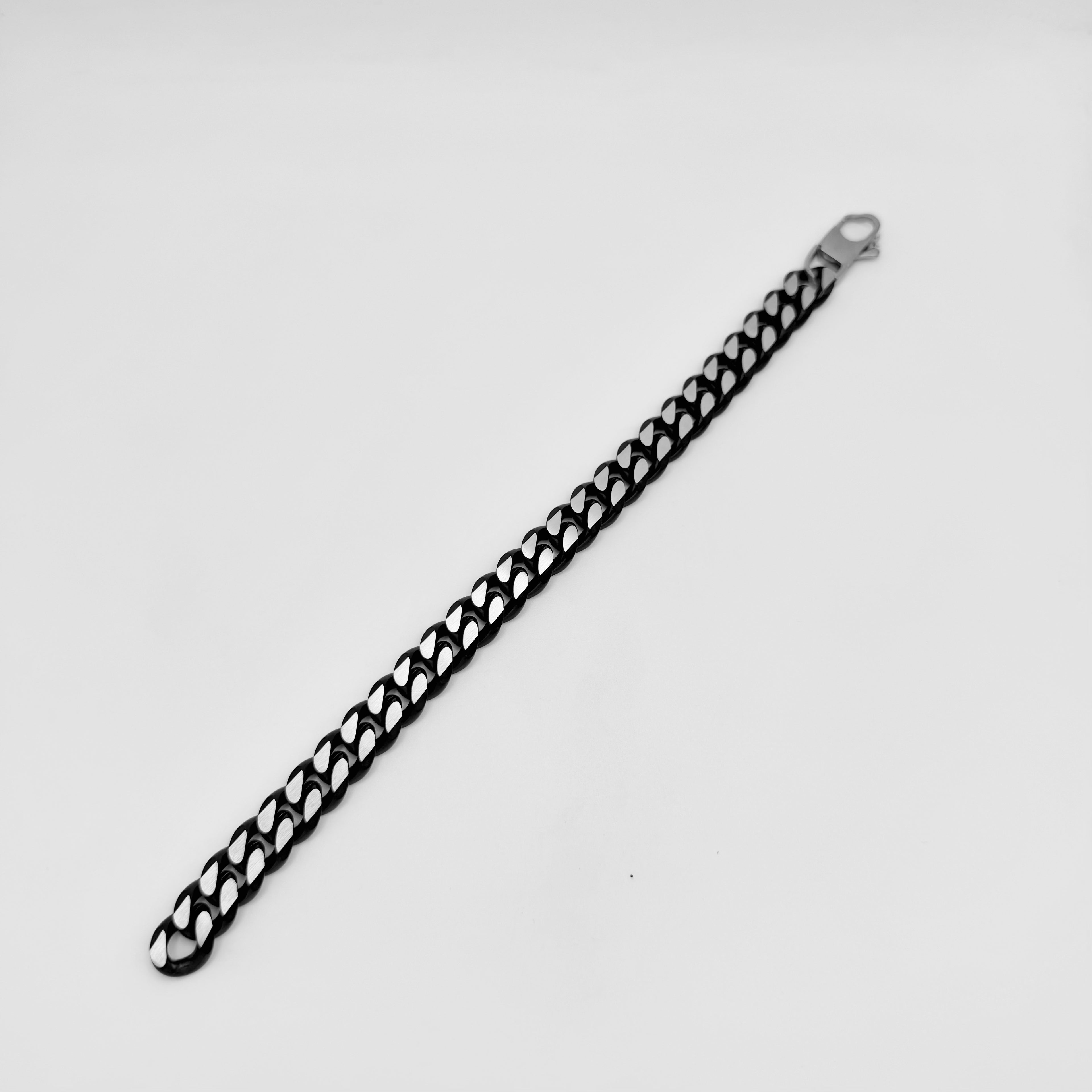 Bracelet - Stainless Steel - BLS-213 Cuban Cut Bracelet
