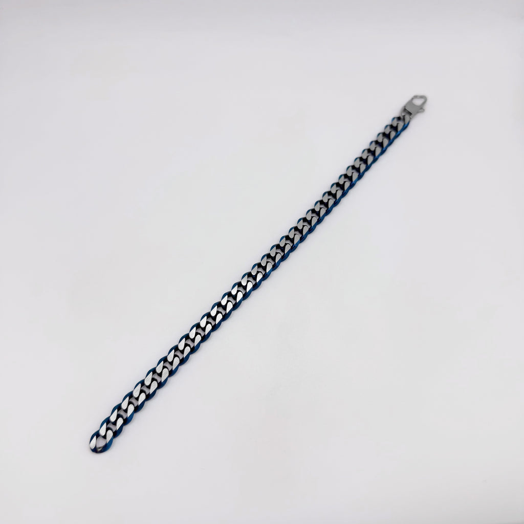 Bracelet - Stainless Steel - BLS-213 Cuban Cut Bracelet