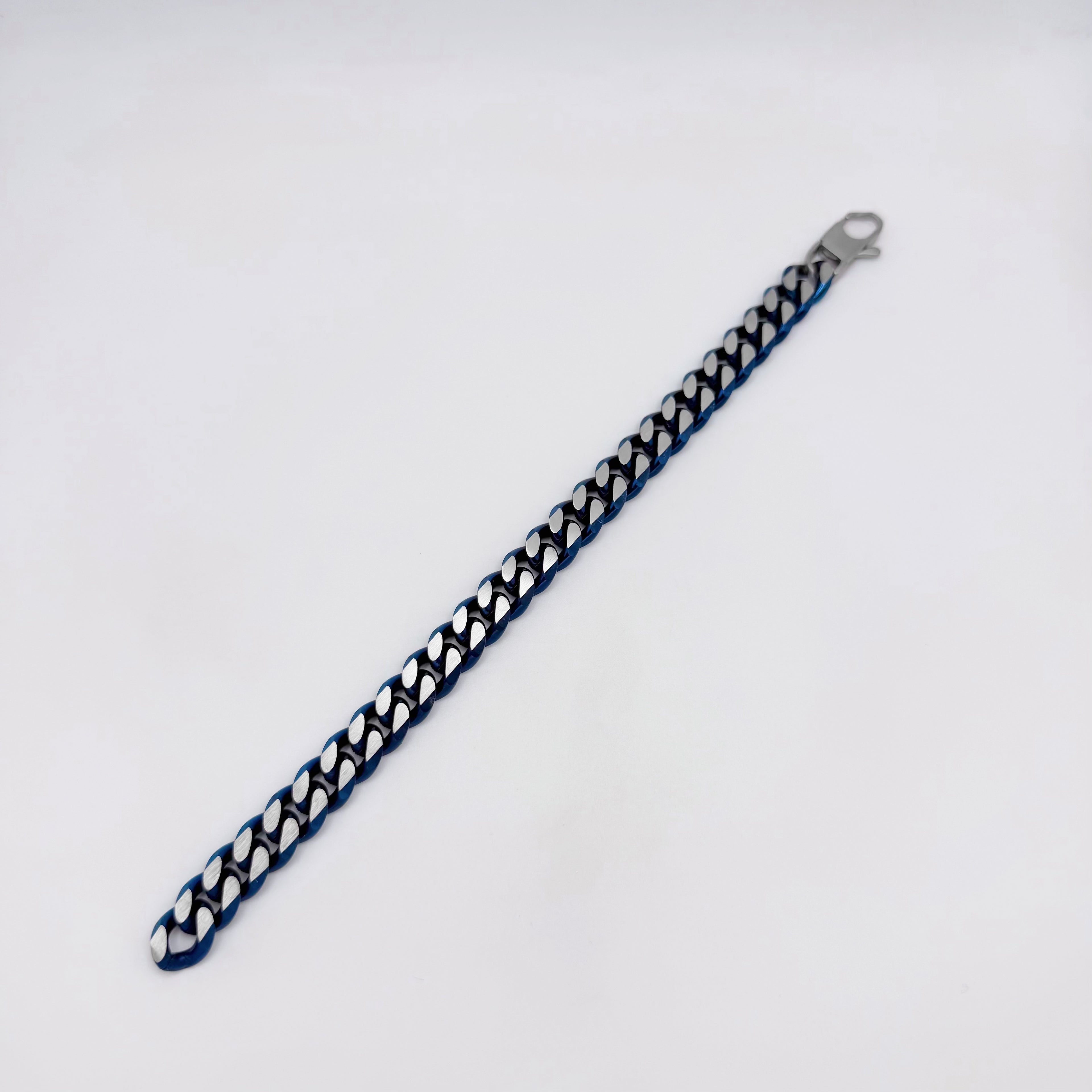 Bracelet - Stainless Steel - BLS-213 Cuban Cut Bracelet