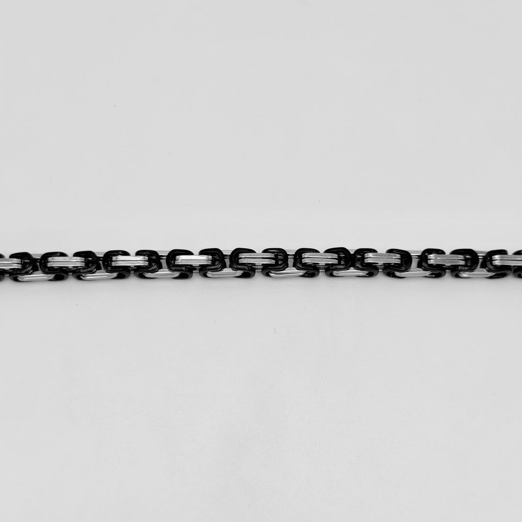 Bracelet - Stainless Steel - BLS-216 Byzantine Chain Bracelet