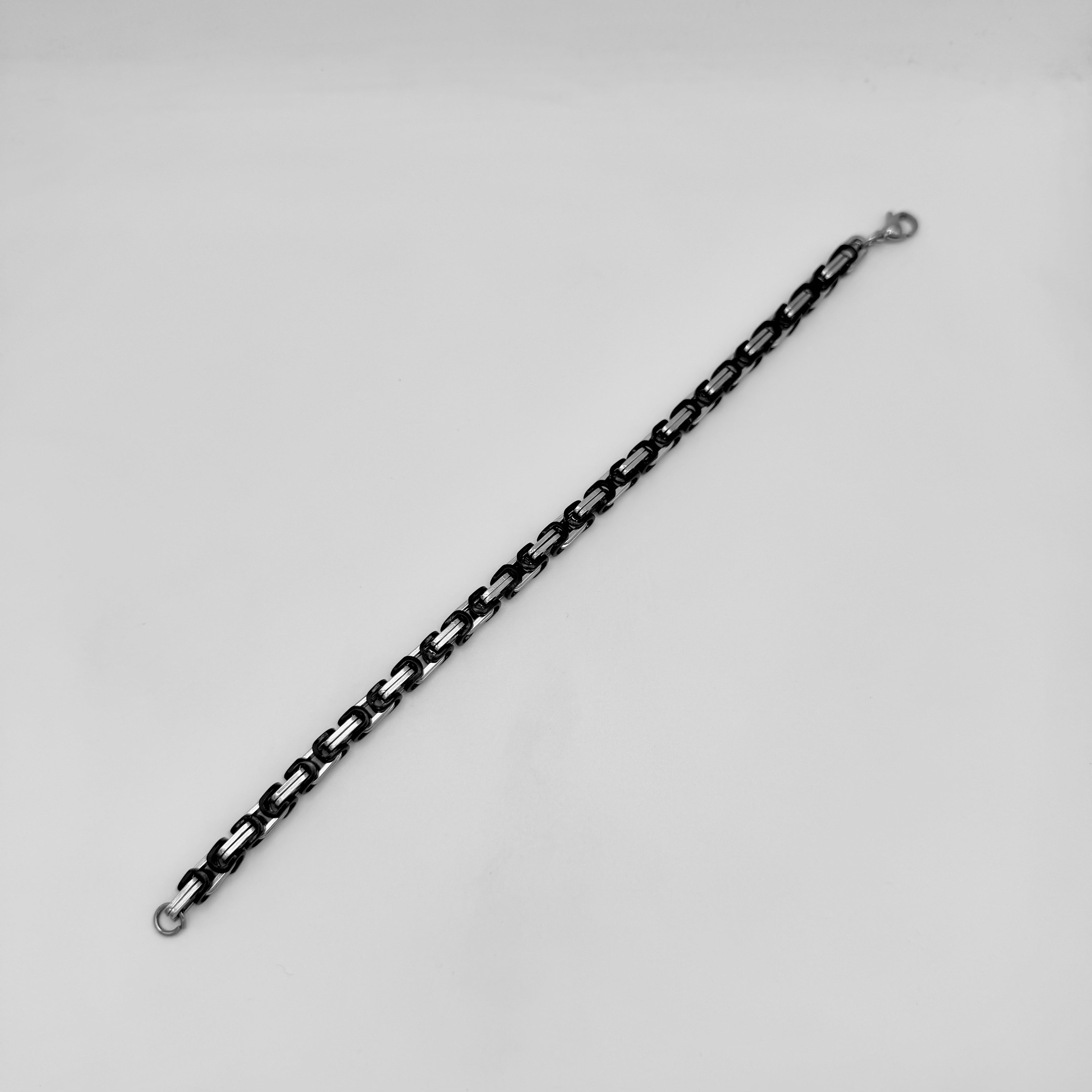 Bracelet - Stainless Steel - BLS-216 Byzantine Chain Bracelet