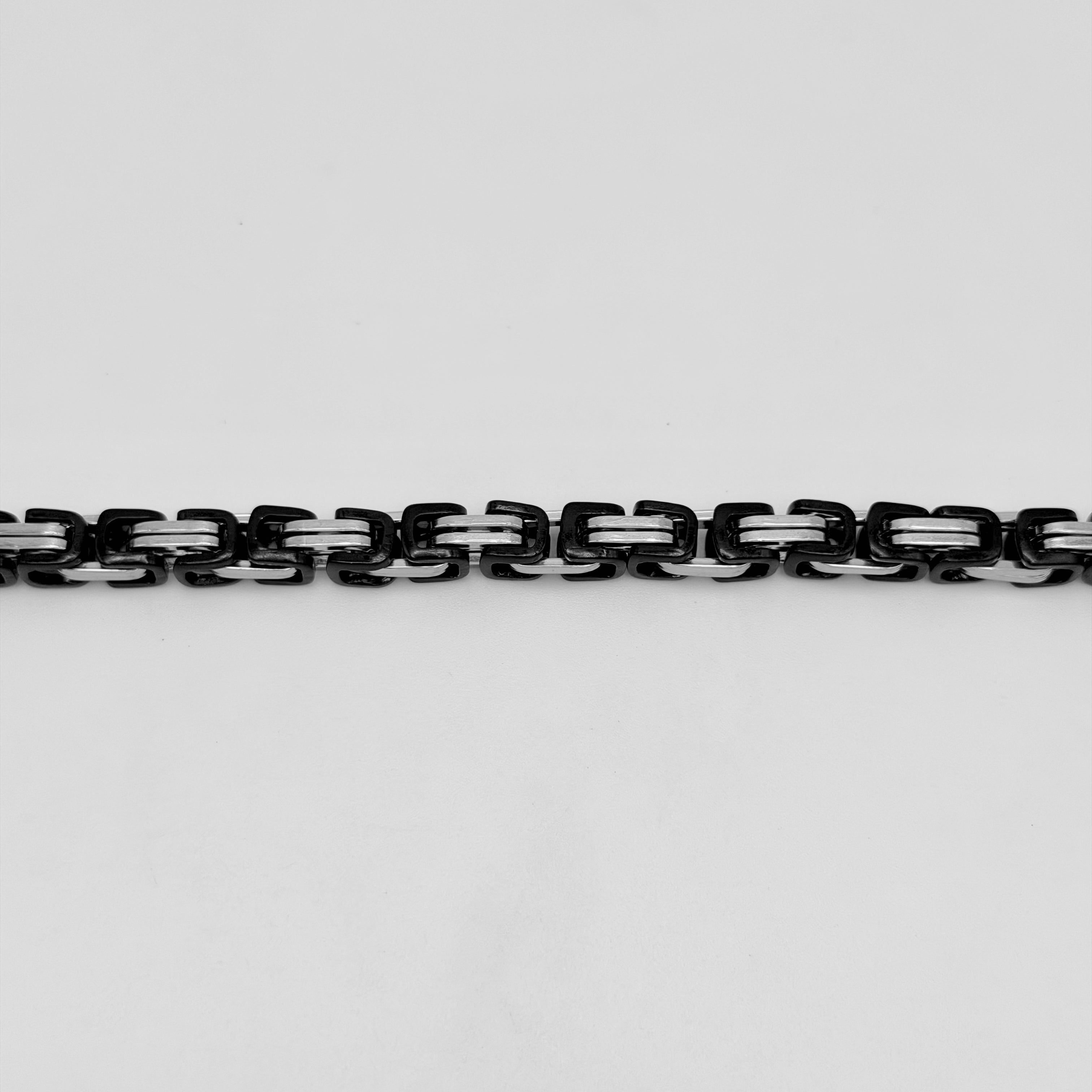 Bracelet - Stainless Steel - BLS-216 Byzantine Chain Bracelet