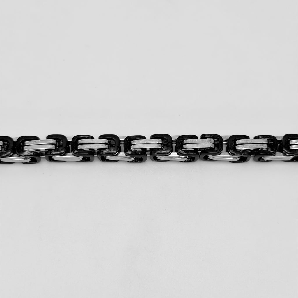Bracelet - Stainless Steel - BLS-216 Byzantine Chain Bracelet