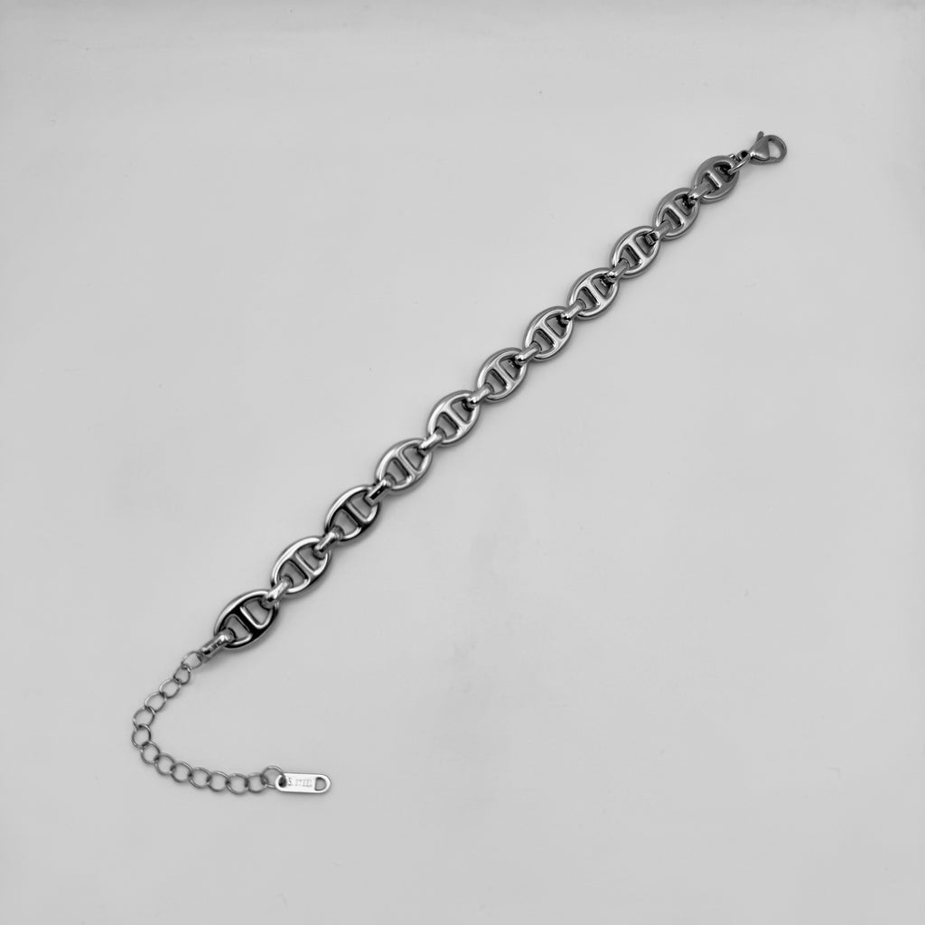 Bracelet - Stainless Steel - BLS-217 Horsebit Link Bracelet