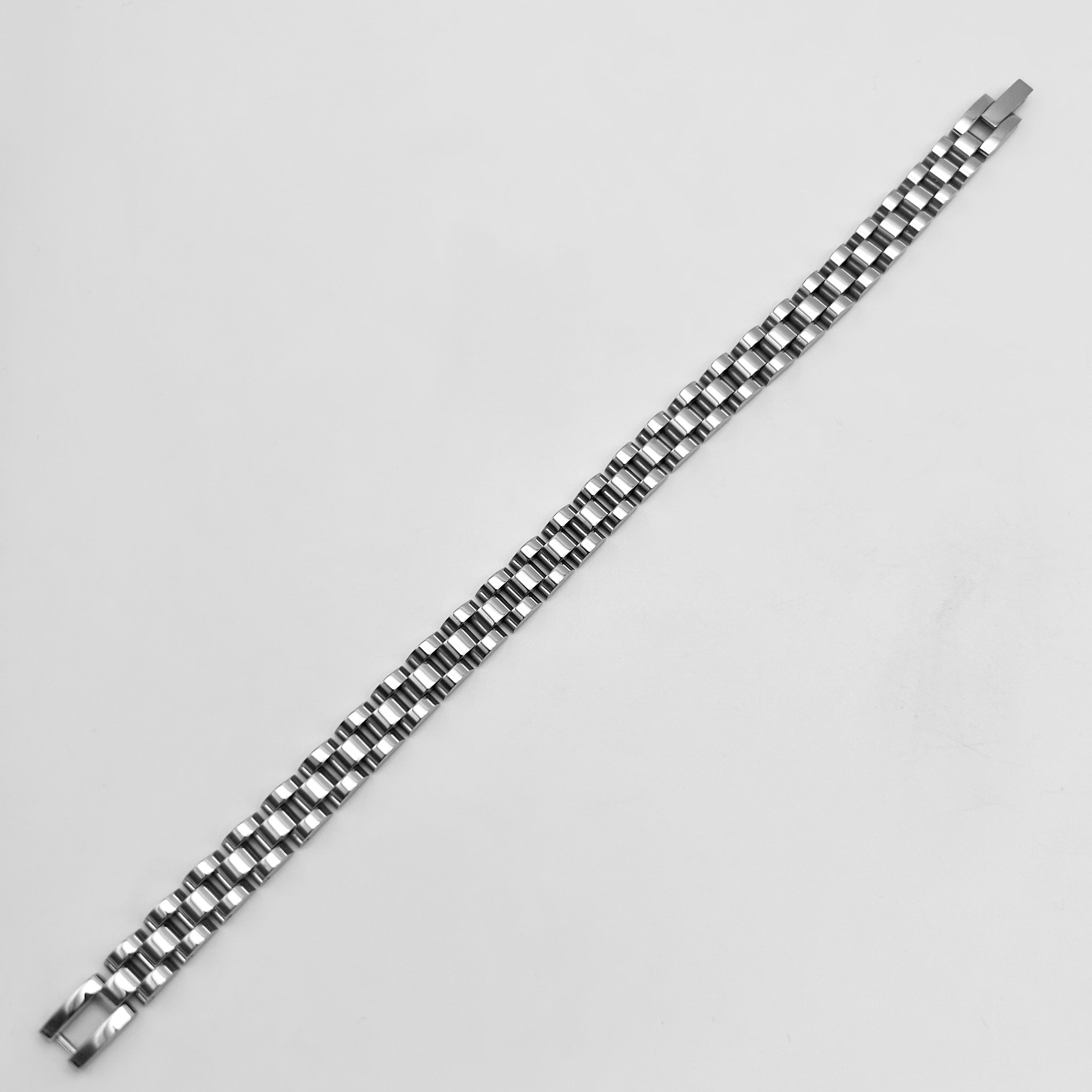 Bracelet - Stainless Steel - BLS-219 Watch 3-Link Bracelet