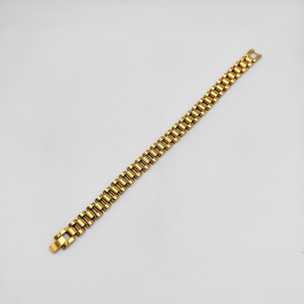Bracelet - Stainless Steel - BLS-219 Watch 3-Link Bracelet