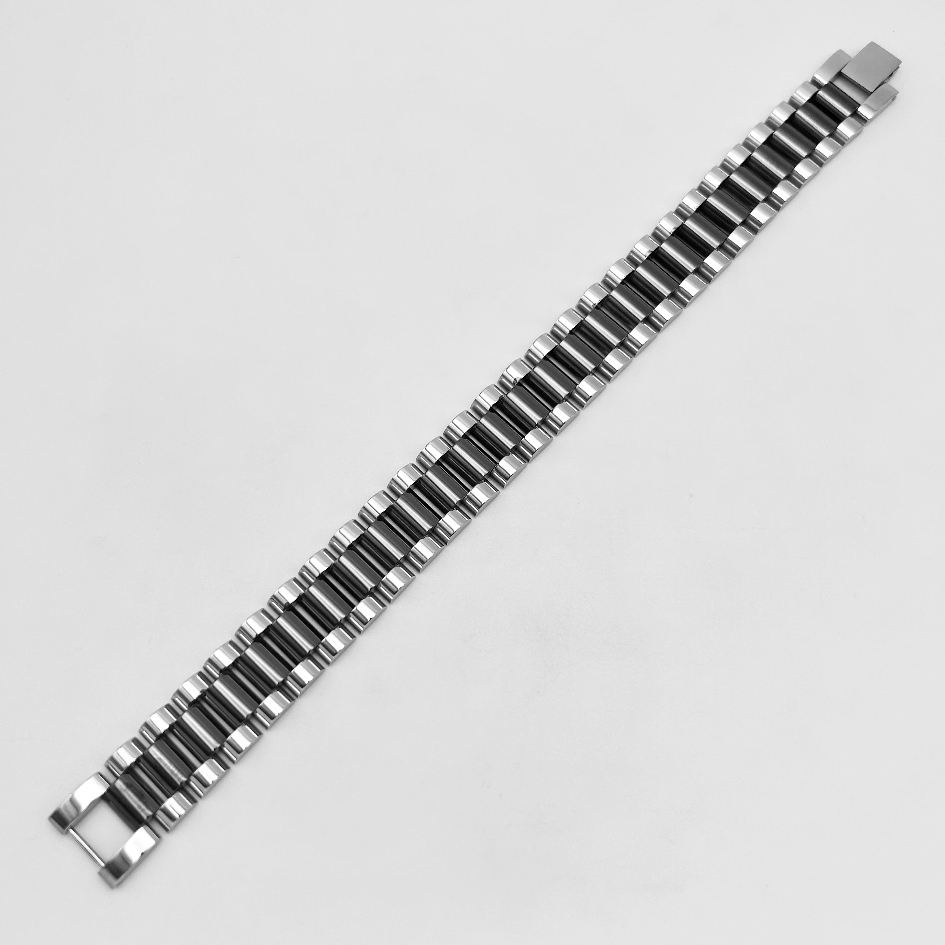 Bracelet - Stainless Steel - BLS-219 Watch 3-Link Bracelet