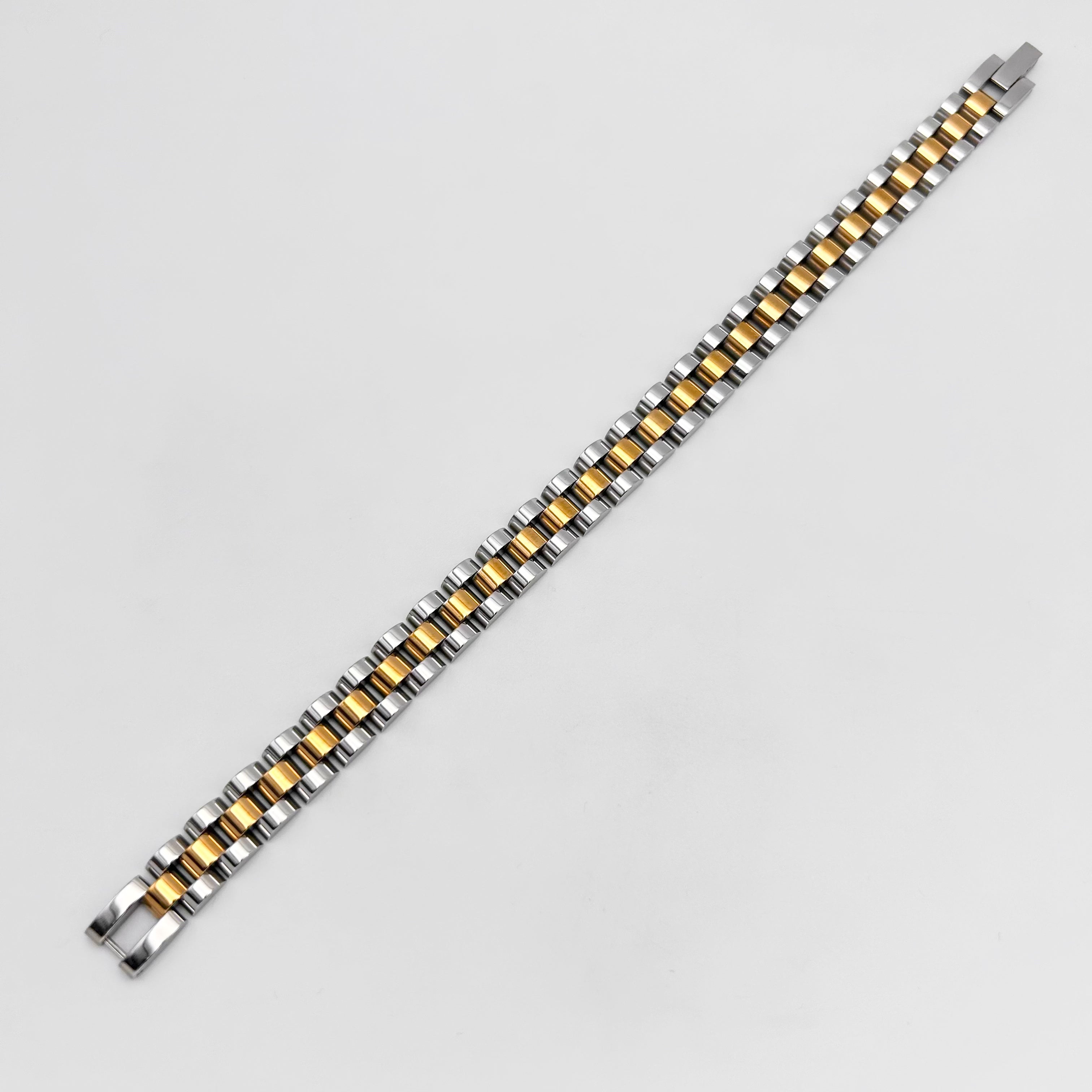 Bracelet - Stainless Steel - BLS-219 Watch 3-Link Bracelet