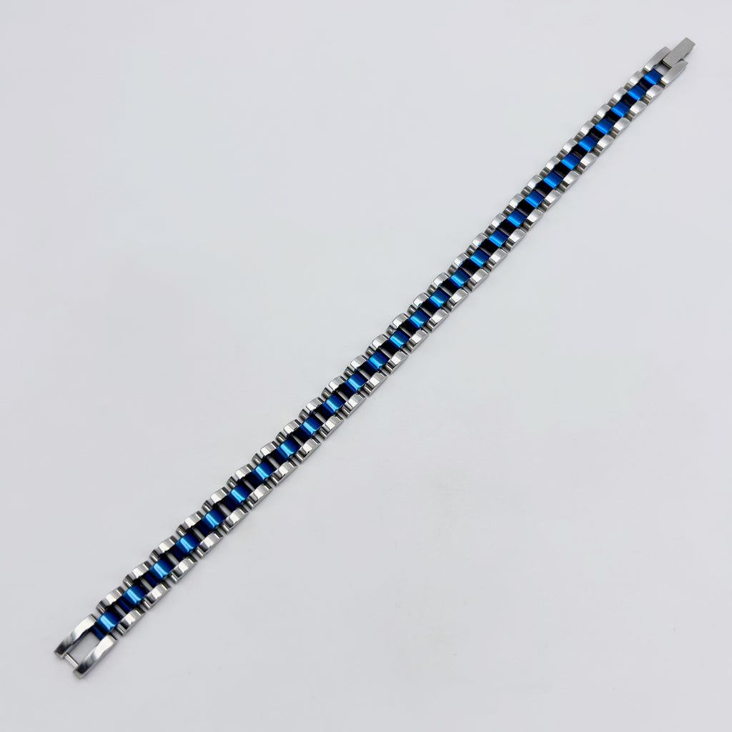 Bracelet - Stainless Steel - BLS-219 Watch 3-Link Bracelet