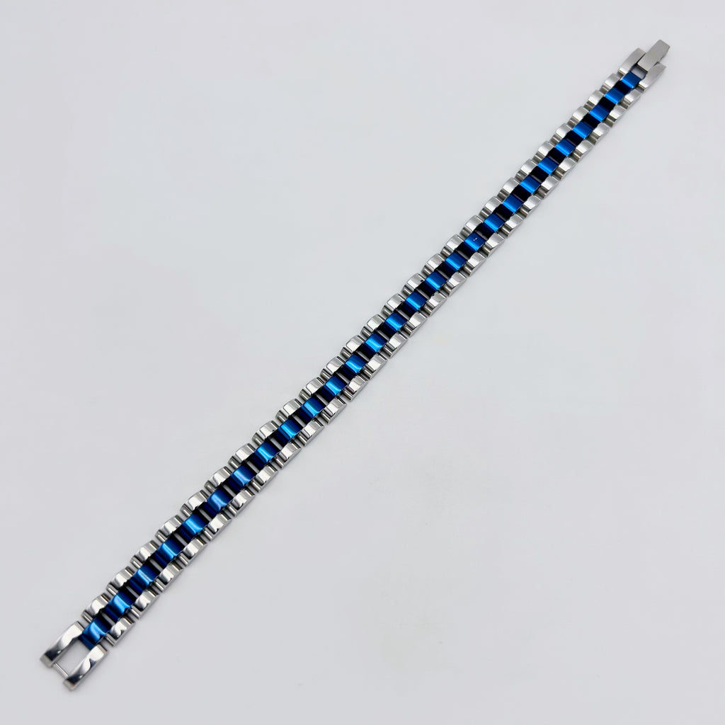 Bracelet - Stainless Steel - BLS-219 Watch 3-Link Bracelet
