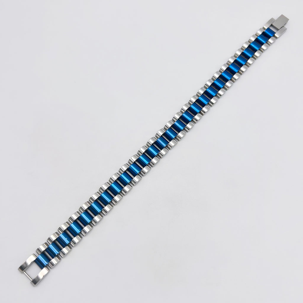 Bracelet - Stainless Steel - BLS-219 Watch 3-Link Bracelet