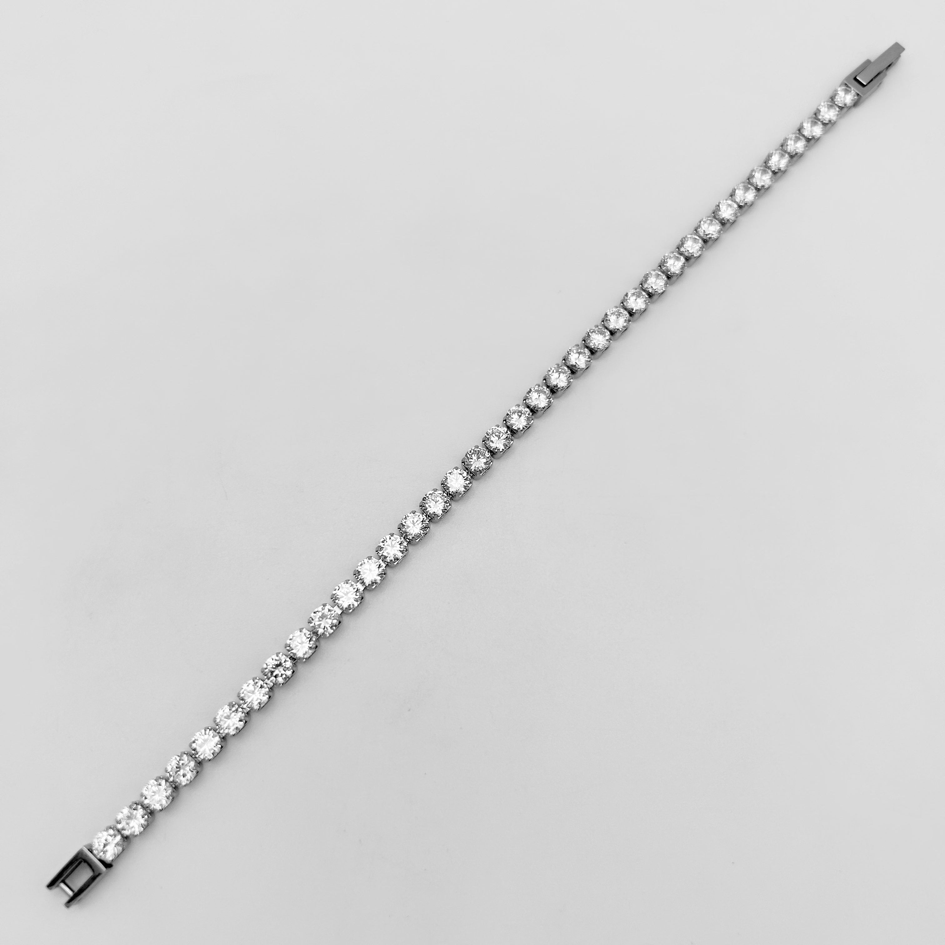 Bracelet - Stainless Steel - BLS-223 Tennis Bracelet