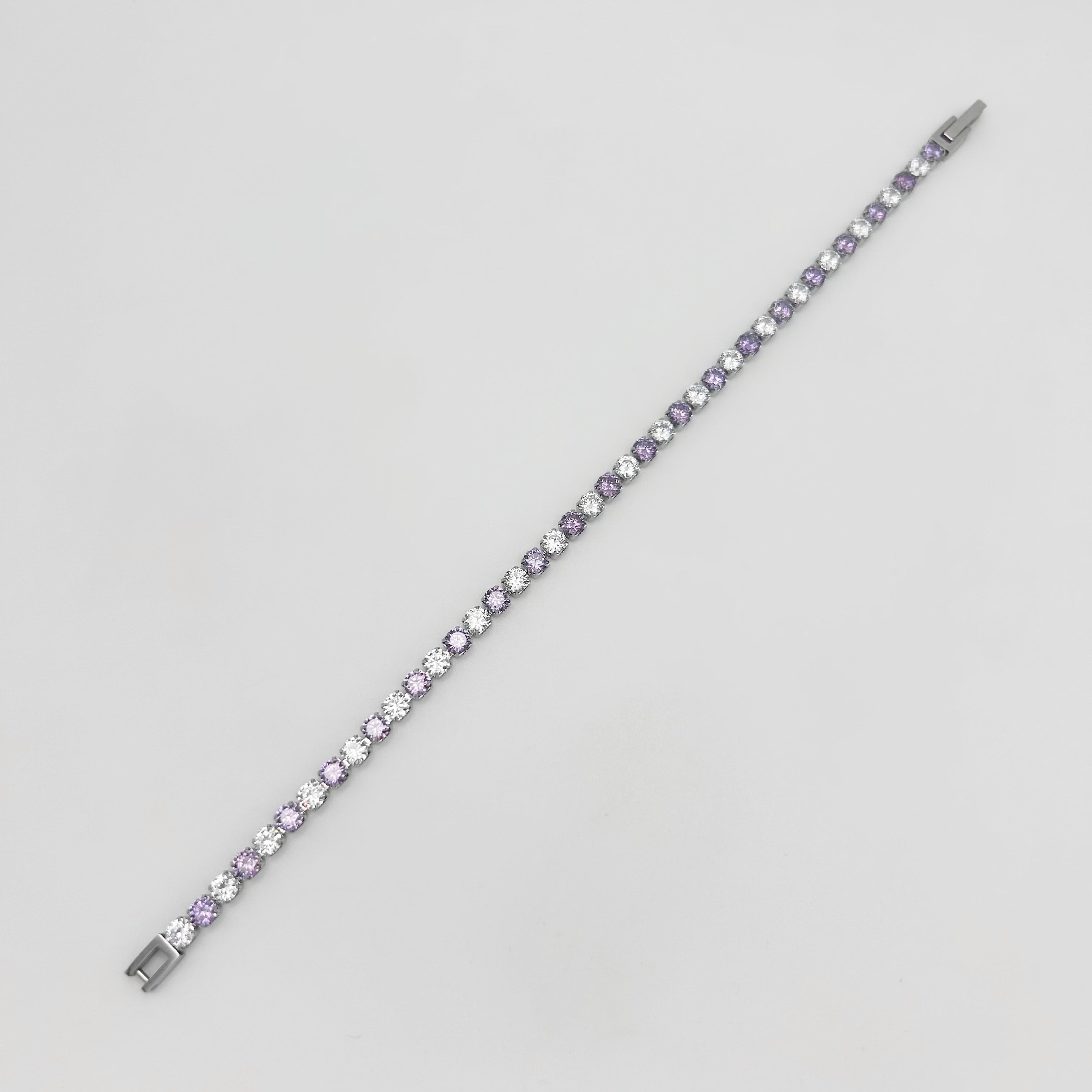 Bracelet - Stainless Steel - BLS-223 Tennis Bracelet