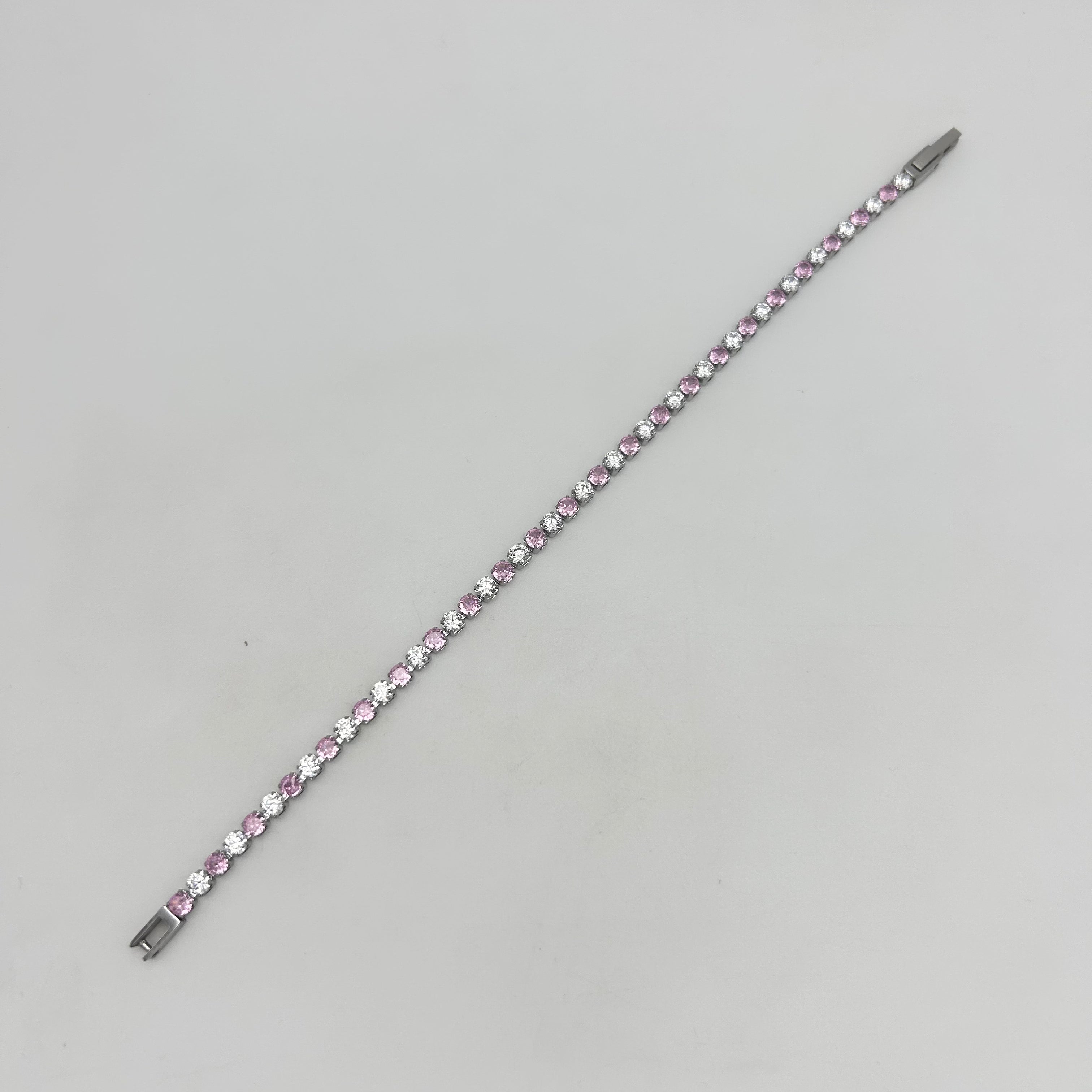 Bracelet - Stainless Steel - BLS-223 Tennis Bracelet