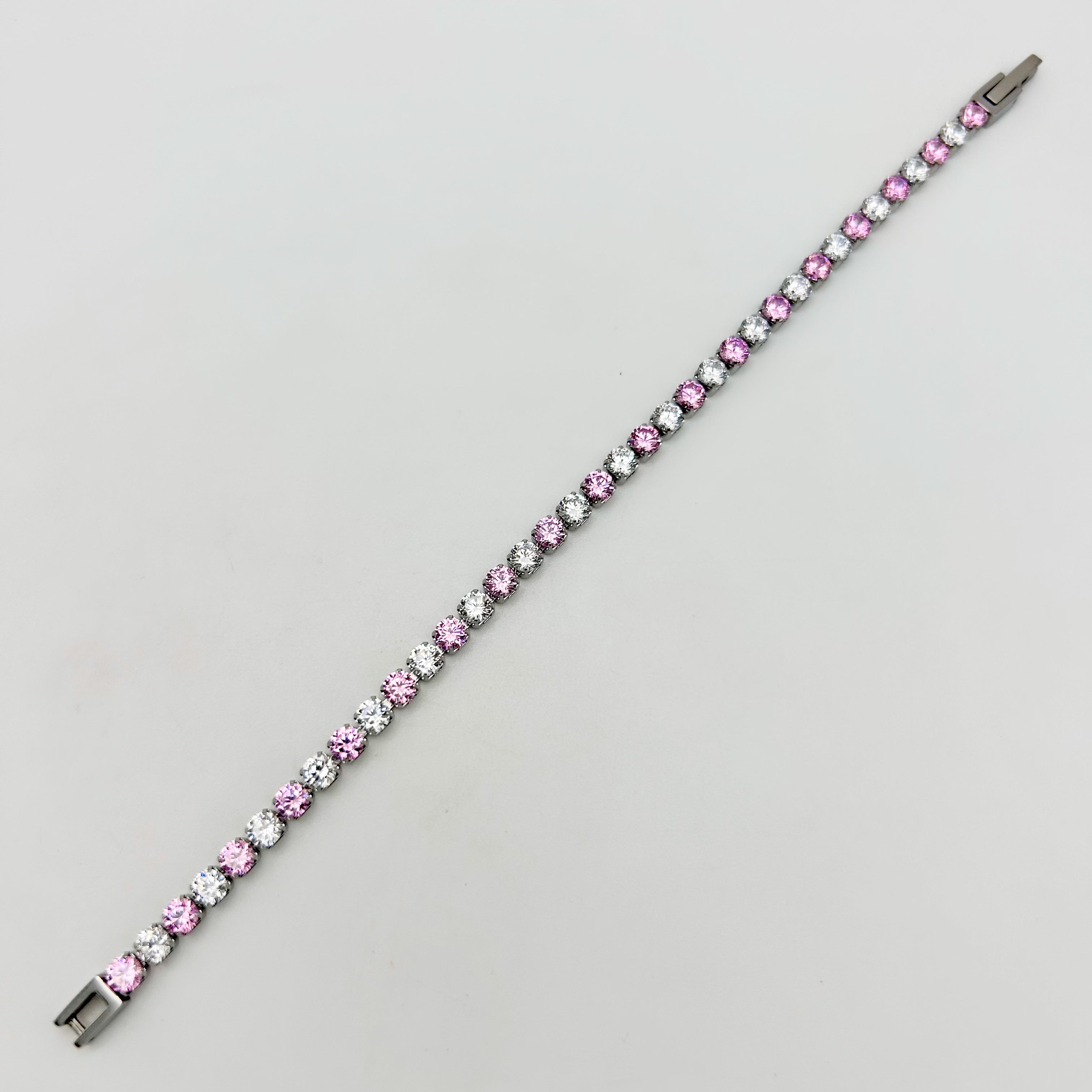 Bracelet - Stainless Steel - BLS-223 Tennis Bracelet