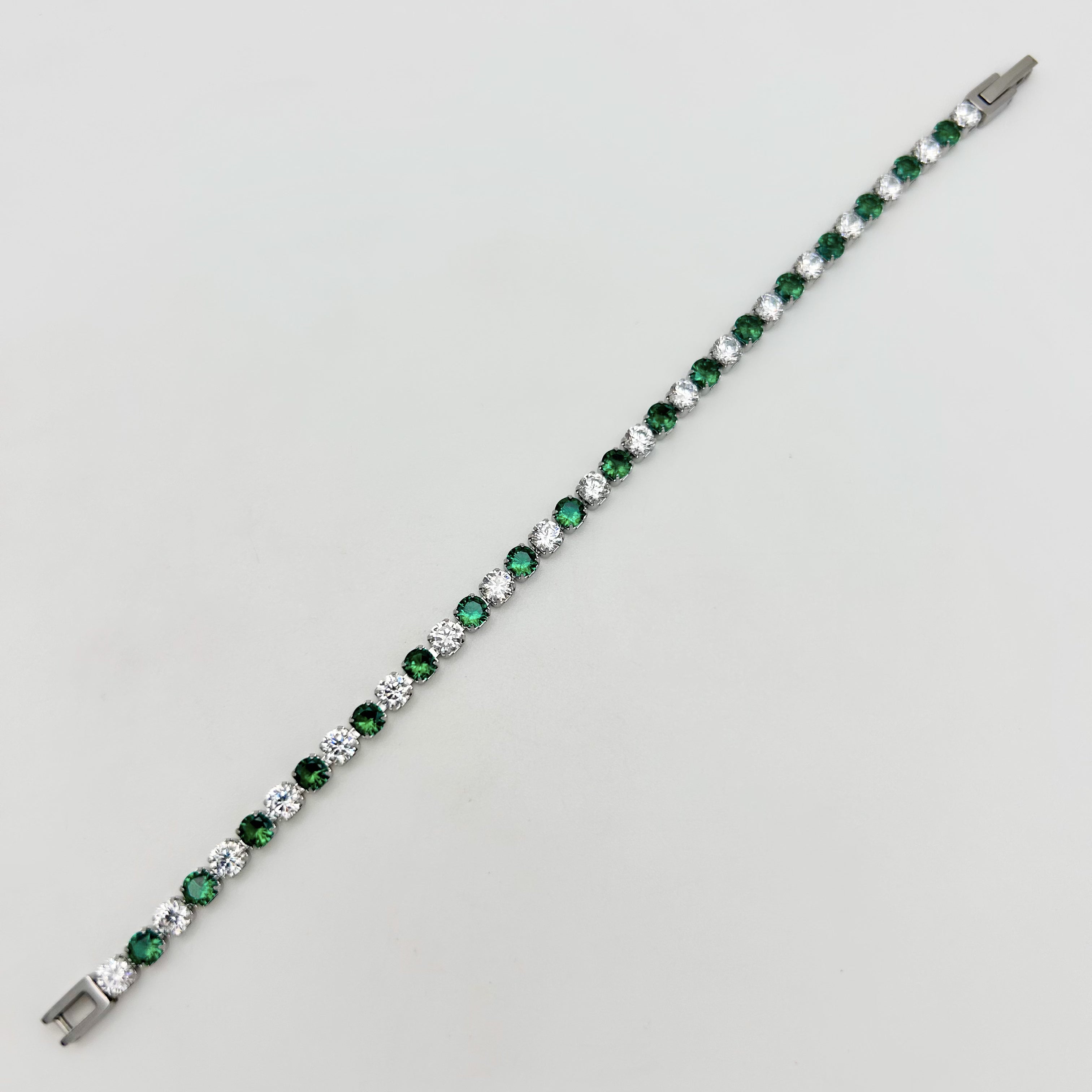 Bracelet - Stainless Steel - BLS-223 Tennis Bracelet