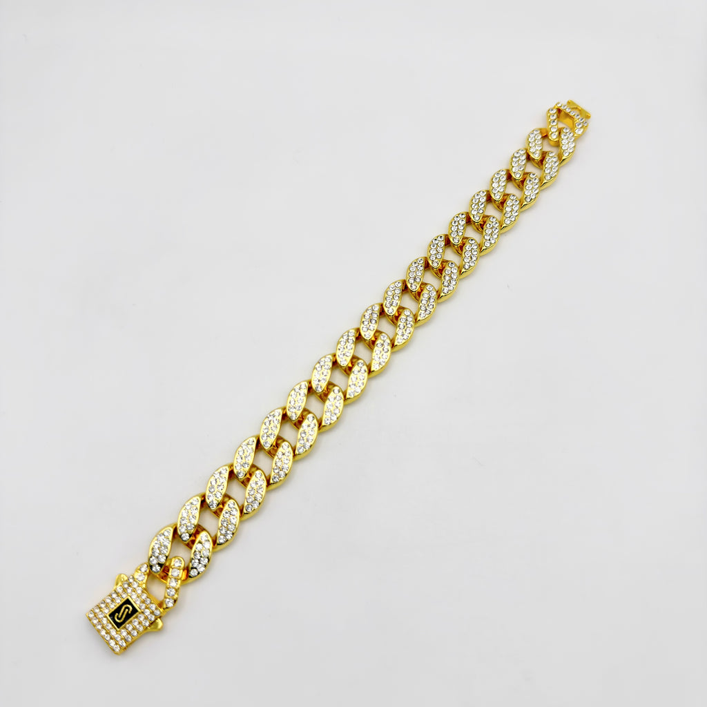BLZ- 402 Cuban Bracelet - Zinc Alloy