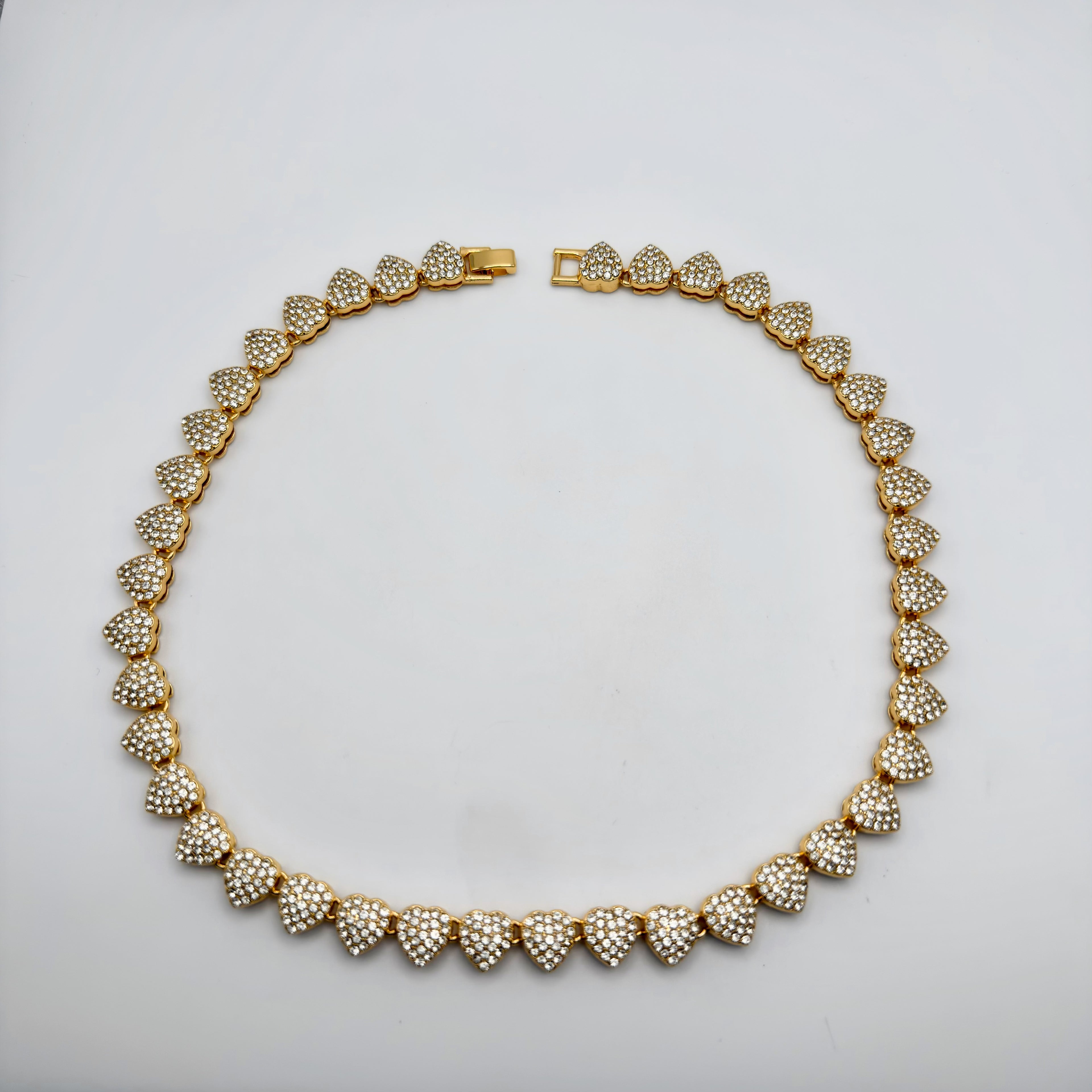 Heart Shape Hip Hop Chain & Bracelet - Zinc Alloy - CBZ-126