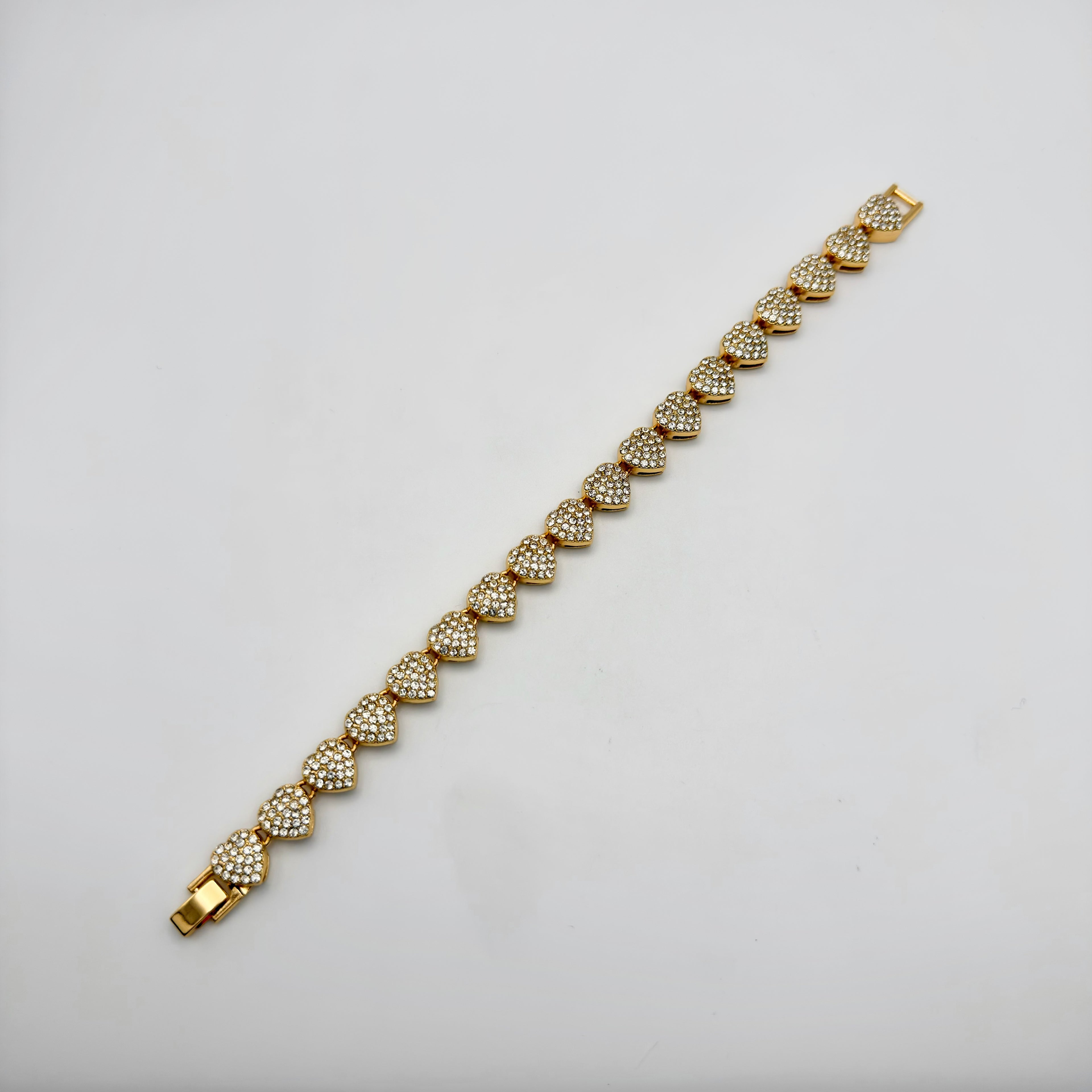 Heart Shape Hip Hop Chain & Bracelet - Zinc Alloy - CBZ-126