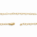 CHP-106 Heart Link Chain - Gold Plated