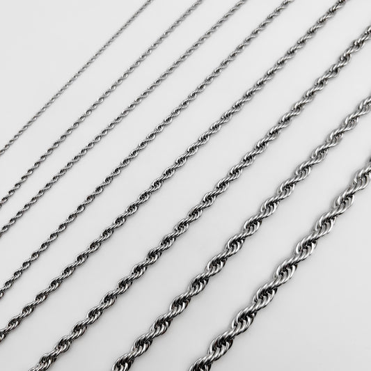 CHS-101 Rope Chain - Stainless Steel - Silver