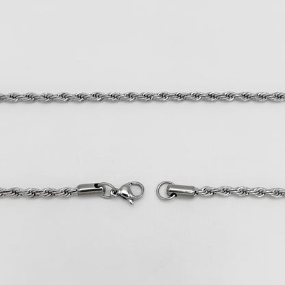CHS-101 Rope Chain - Stainless Steel - Silver