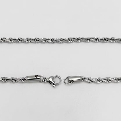 CHS-101 Rope Chain - Stainless Steel - Silver