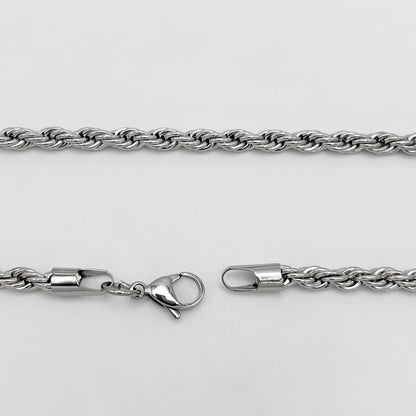 CHS-101 Rope Chain - Stainless Steel - Silver
