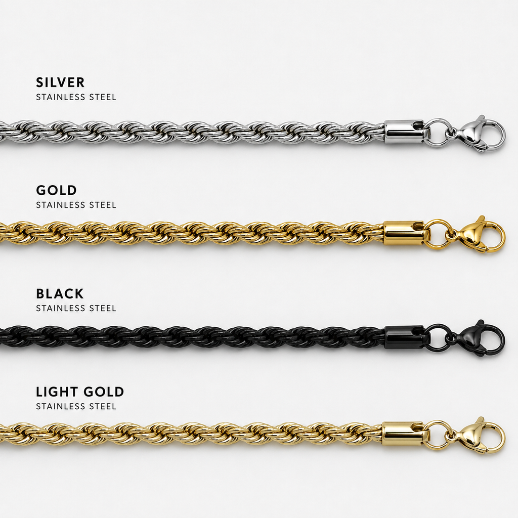 CHS-101 Rope Chain - Stainless Steel