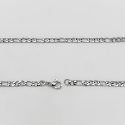 CHS-102 Figaro Chain - Stainless Steel - Silver