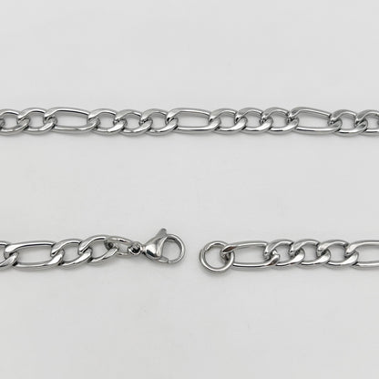 CHS-102 Figaro Chain - Stainless Steel - Silver