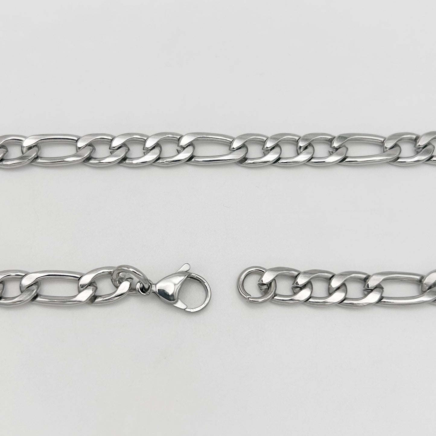 CHS-102 Figaro Chain - Stainless Steel - Silver