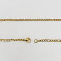 CHS-102 Figaro Chain - Stainless Steel - Gold
