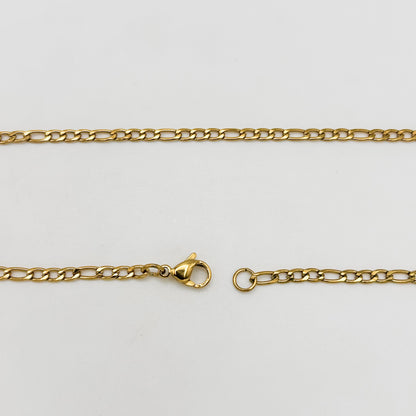 CHS-102 Figaro Chain - Stainless Steel - Gold