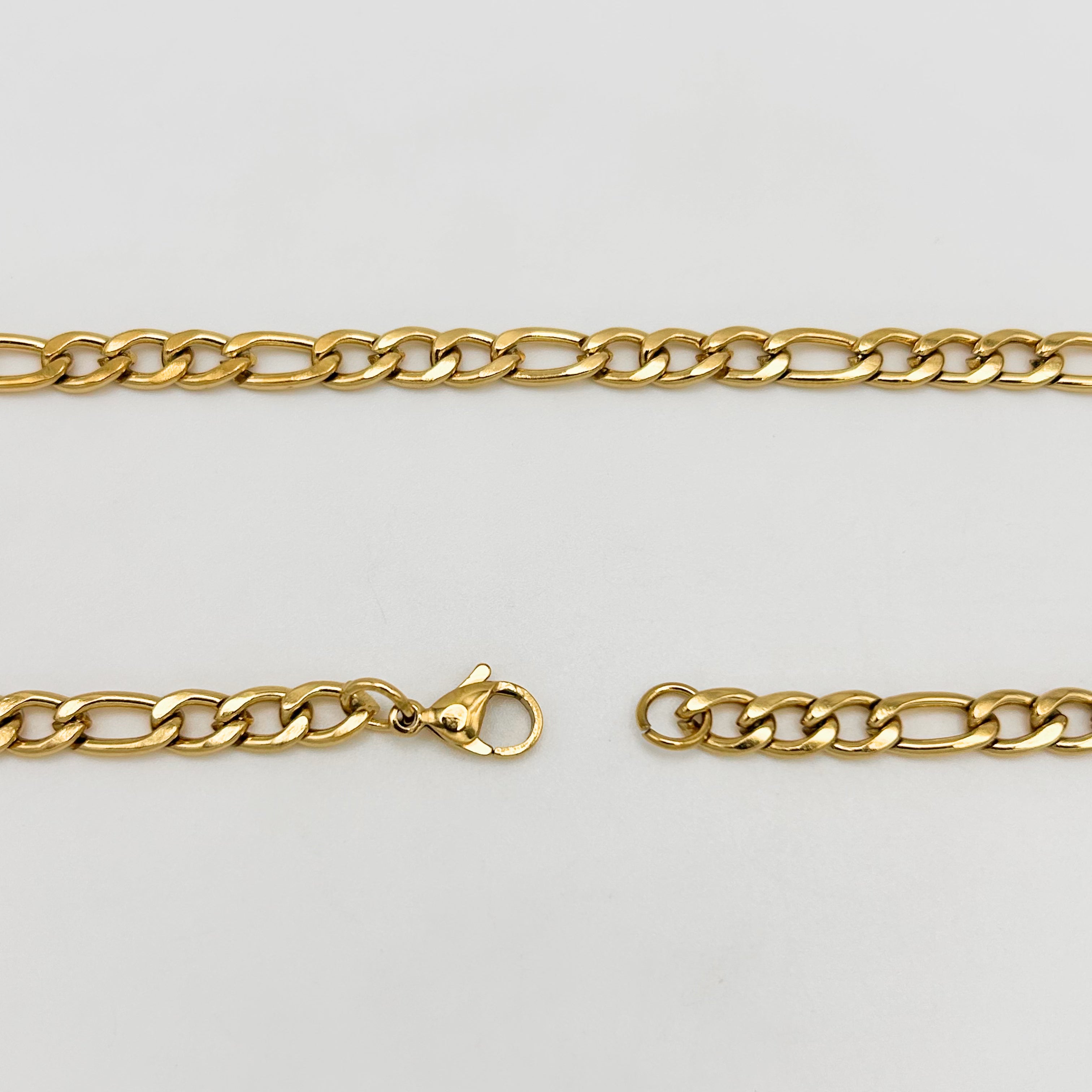 CHS-102 Figaro Chain - Stainless Steel - Gold