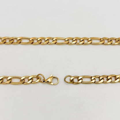CHS-102 Figaro Chain - Stainless Steel - Gold