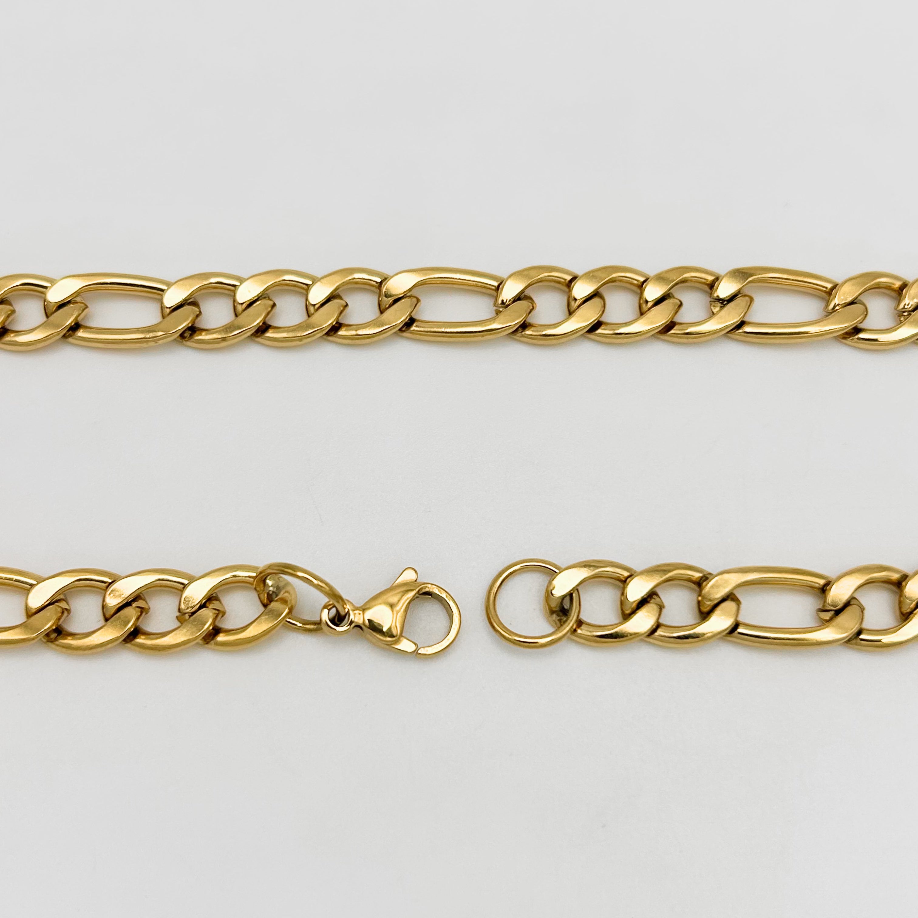 CHS-102 Figaro Chain - Stainless Steel - Gold
