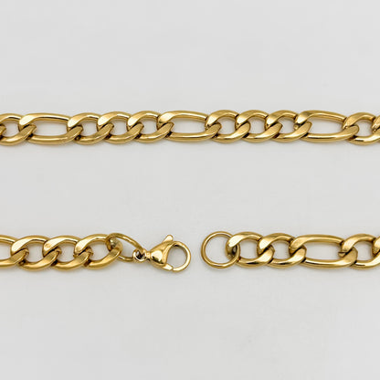 CHS-102 Figaro Chain - Stainless Steel - Gold