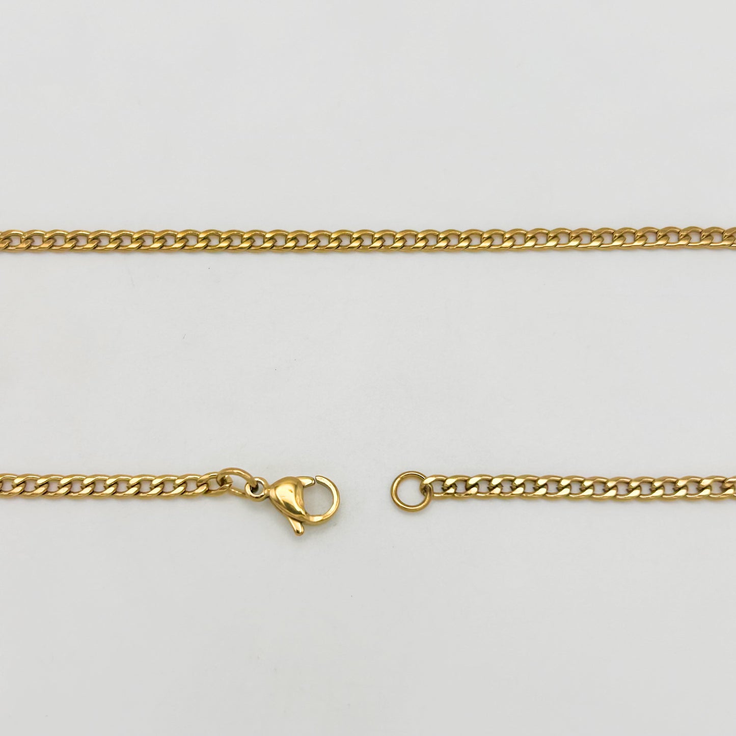 CHS-103 Curb Link Chain - Stainless Steel - Gold